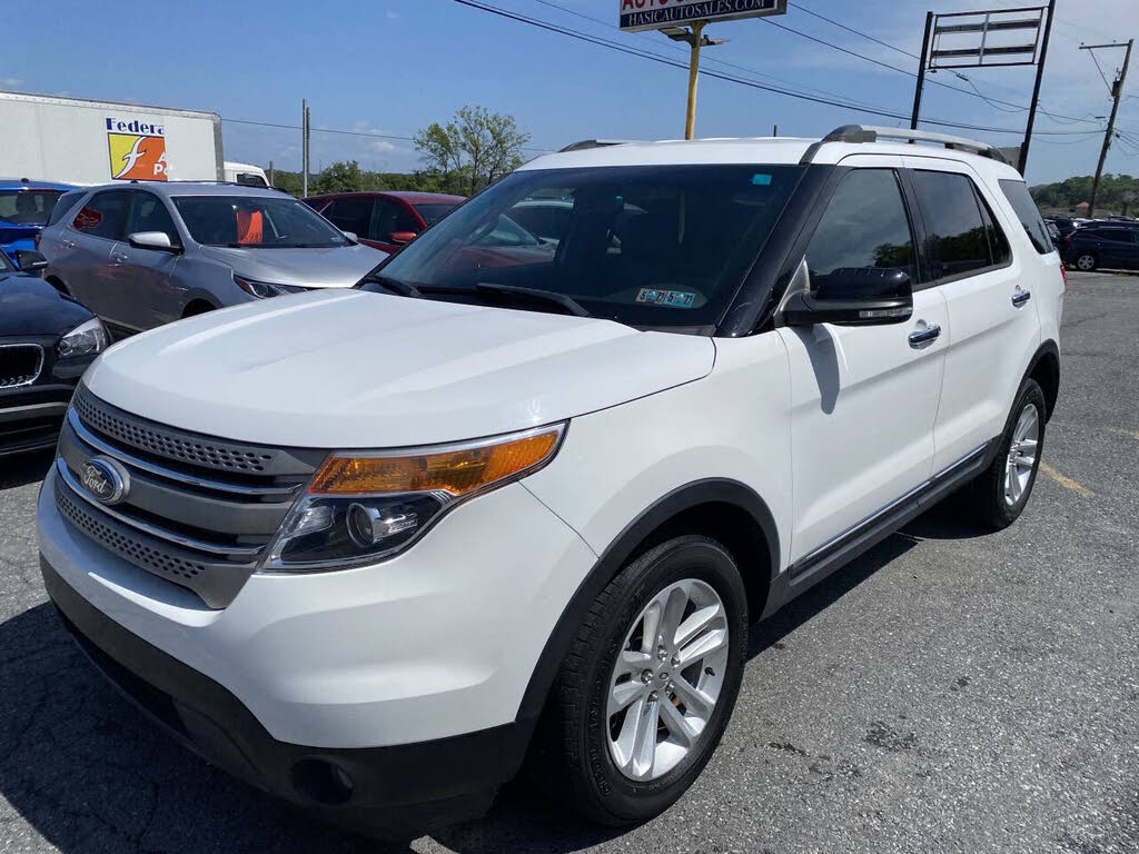 White 2013 Ford Explorer SUV / Crossover All-Wheel Drive 6-Speed Automatic