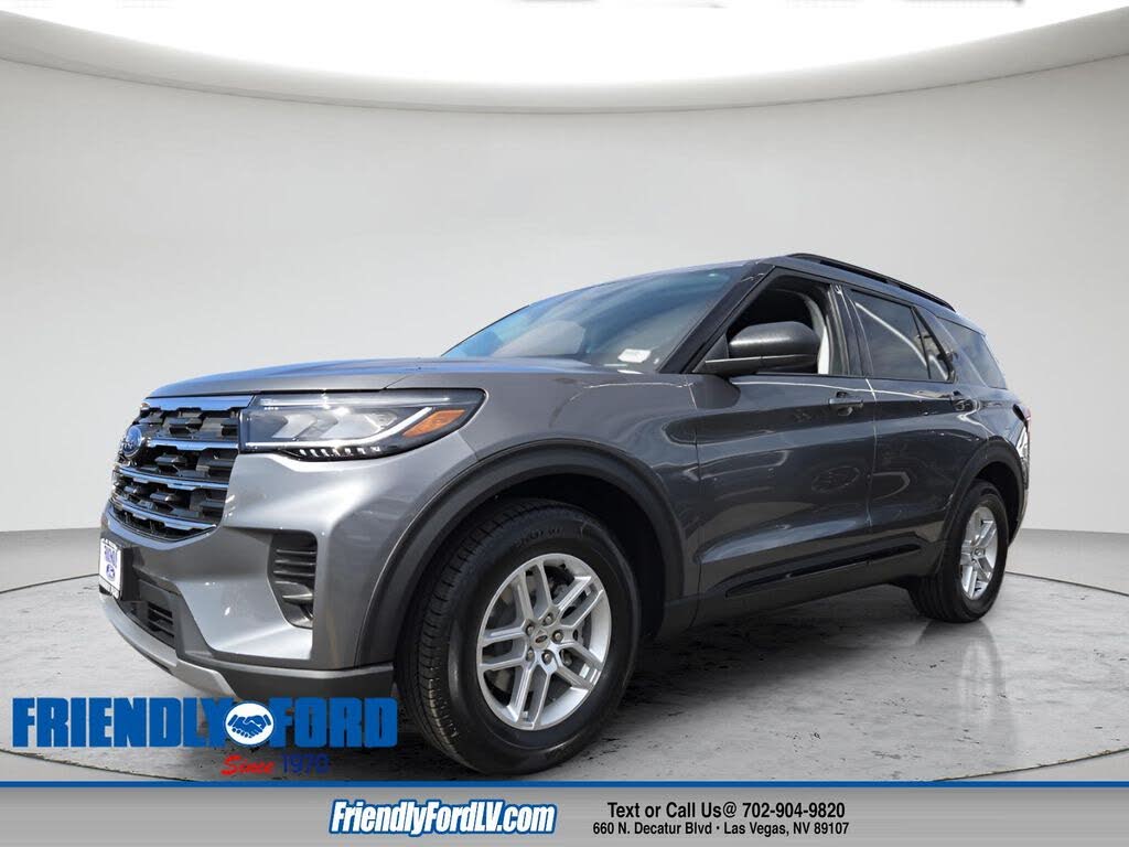Carbonized Gray Metallic 2026 Ford Explorer SUV / Crossover Rear-Wheel Drive Automatic