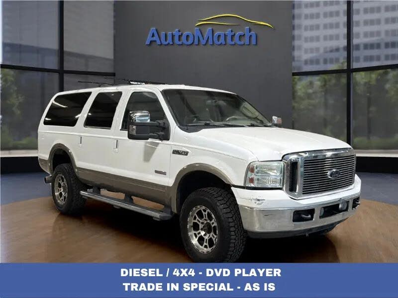 White 2004 Ford Excursion SUV / Crossover Four-Wheel Drive 5-Speed Automatic Overdrive
