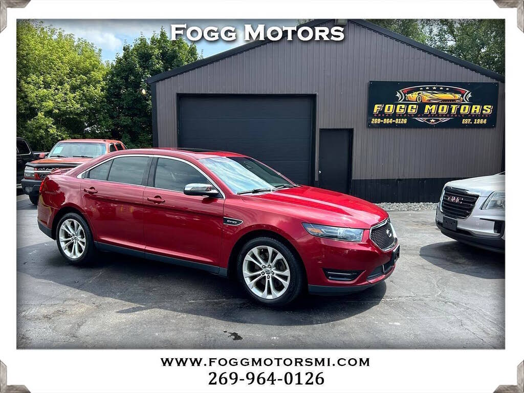 Ruby Red Metallic Tinted Clear Coat 2013 Ford Taurus Sedan All-Wheel Drive 6-Speed Automatic