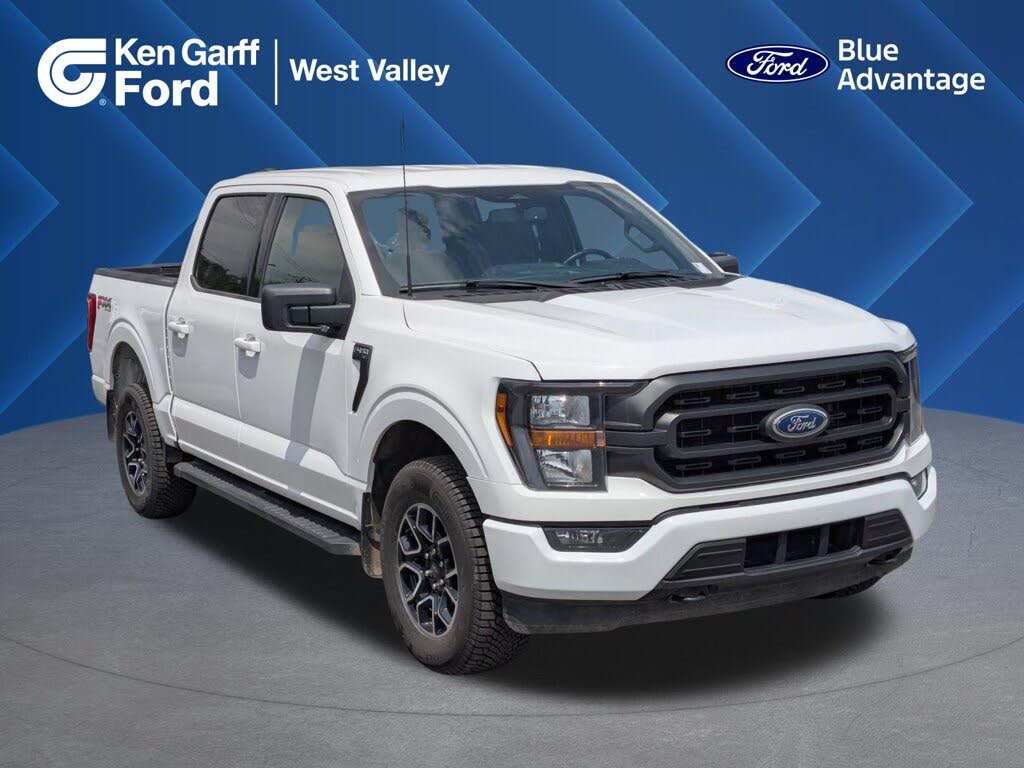 White 2023 Ford F-150 Pickup Truck Four-Wheel Drive Automatic