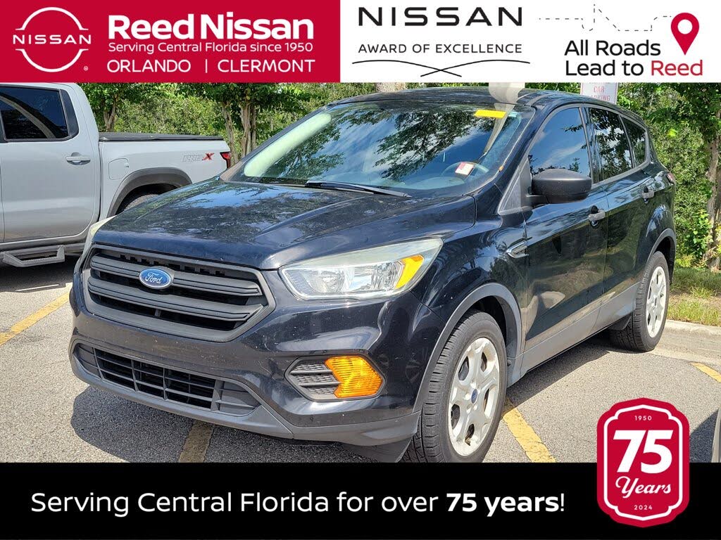 Black 2017 Ford Escape SUV / Crossover Front-Wheel Drive Automatic