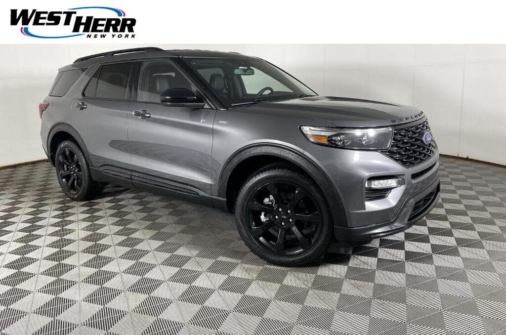 Carbonized Gray 2023 Ford Explorer SUV / Crossover All-Wheel Drive Automatic