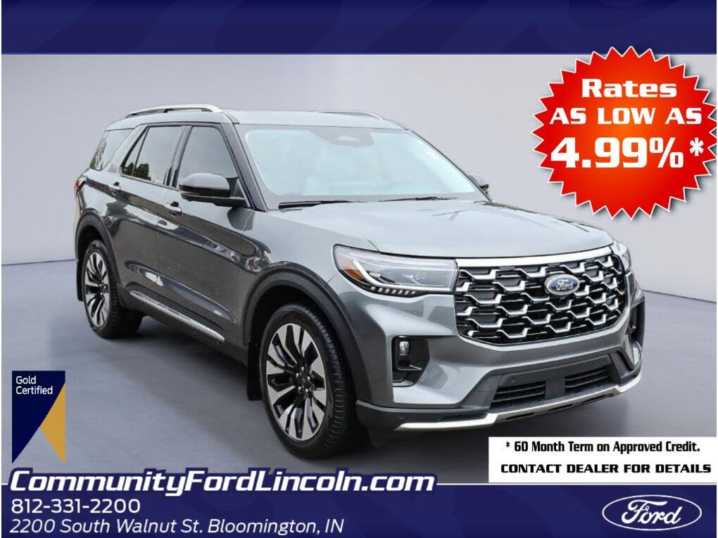 Carbonized Gray Metallic 2026 Ford Explorer SUV / Crossover All-Wheel Drive Automatic