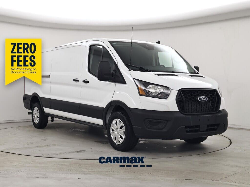 White 2024 Ford Transit Cargo Van Rear-Wheel Drive Automatic