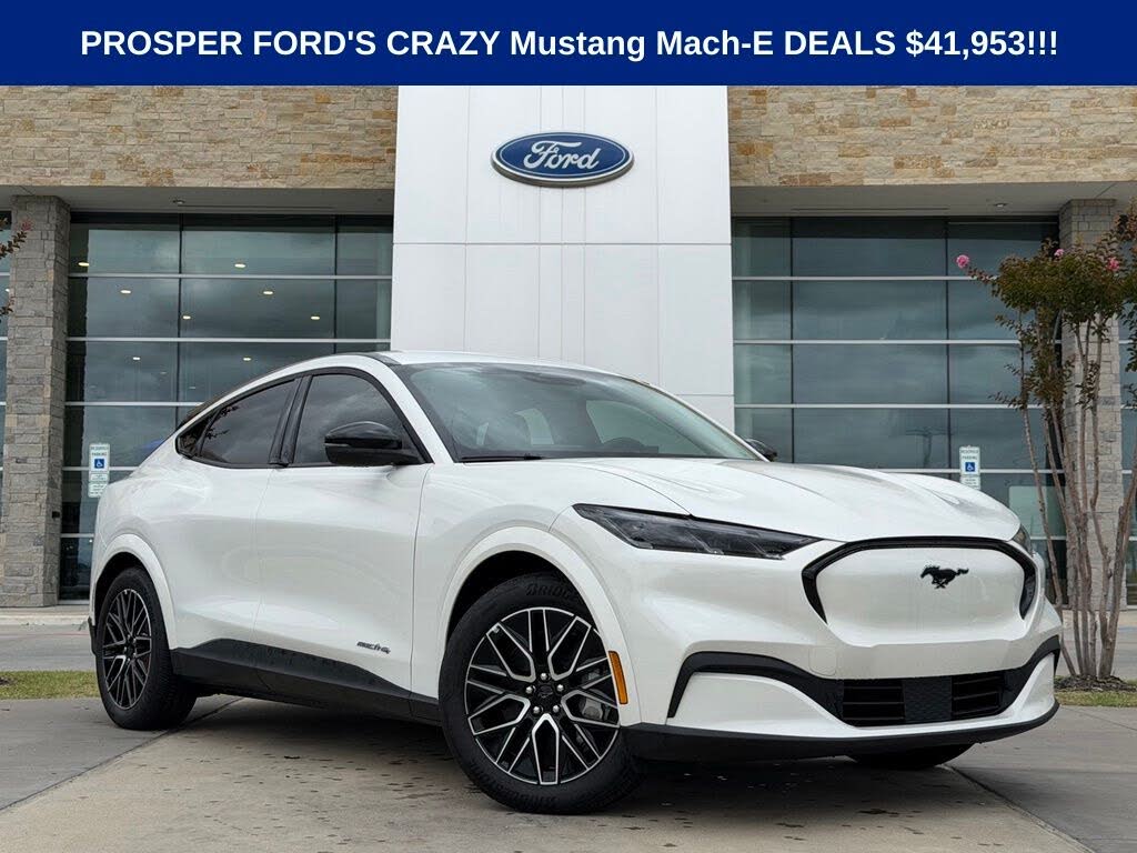 White 2026 Ford Mustang Mach-E SUV / Crossover All-Wheel Drive 1-Speed Automatic