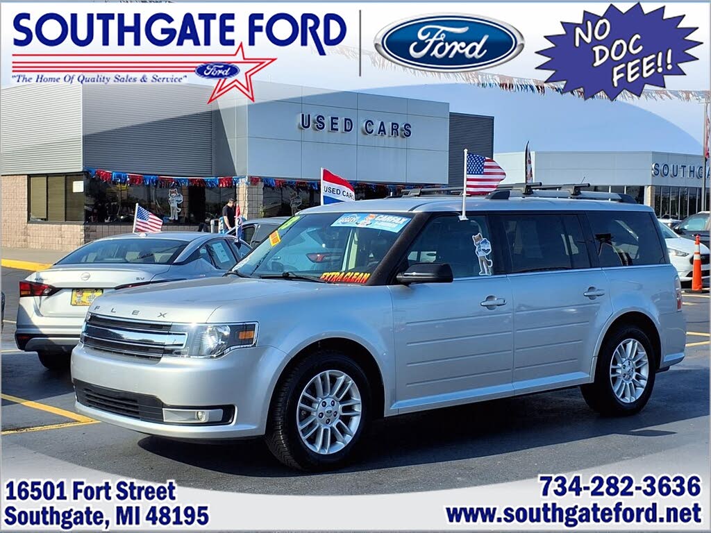 Ingot Silver Metallic 2013 Ford Flex SUV / Crossover Front-Wheel Drive 6-Speed Automatic