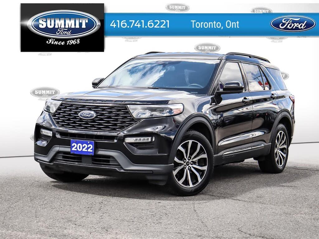 Black 2022 Ford Explorer SUV / Crossover All-Wheel Drive Automatic