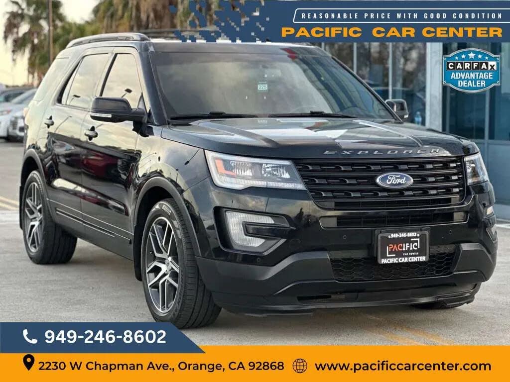 Black 2017 Ford Explorer SUV / Crossover All-Wheel Drive 6-Speed Automatic