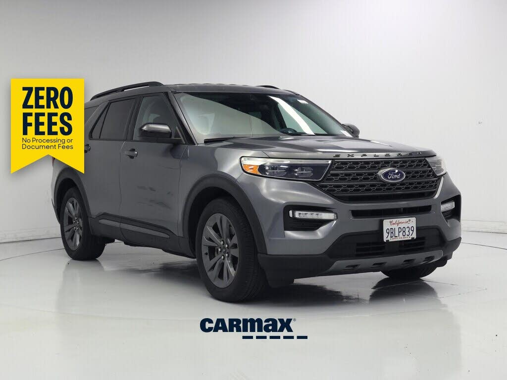 Gray 2022 Ford Explorer SUV / Crossover Rear-Wheel Drive Automatic