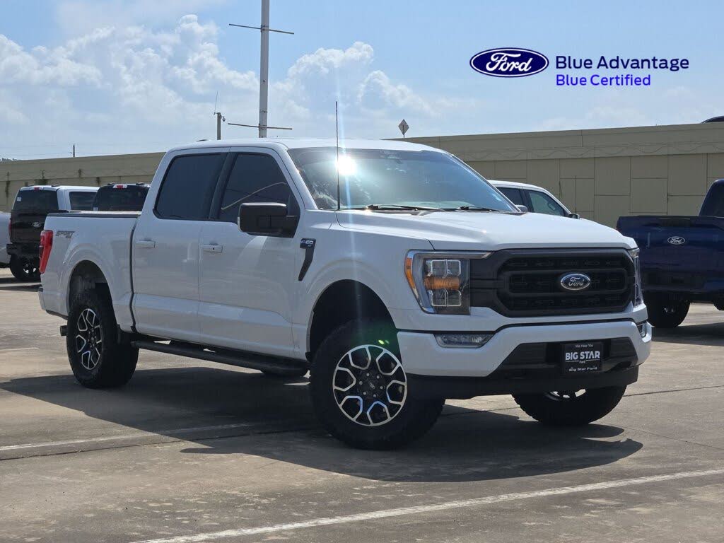 White 2022 Ford F-150 Pickup Truck Four-Wheel Drive Automatic