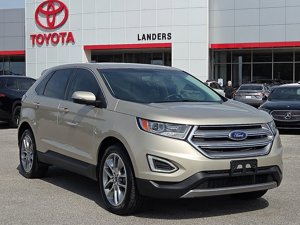 Gold 2018 Ford Edge SUV / Crossover Front-Wheel Drive Automatic