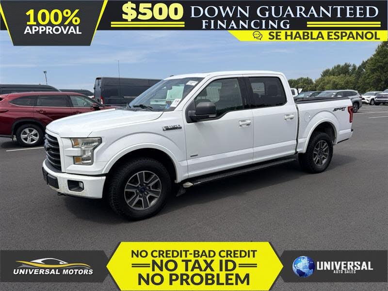 White 2016 Ford F-150 Pickup Truck Four-Wheel Drive Automatic