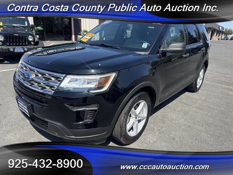 Shadow Black 2018 Ford Explorer SUV / Crossover Front-Wheel Drive Automatic