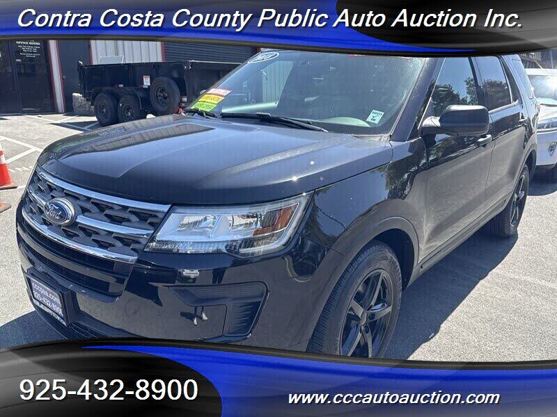 Shadow Black 2018 Ford Explorer SUV / Crossover Front-Wheel Drive Automatic