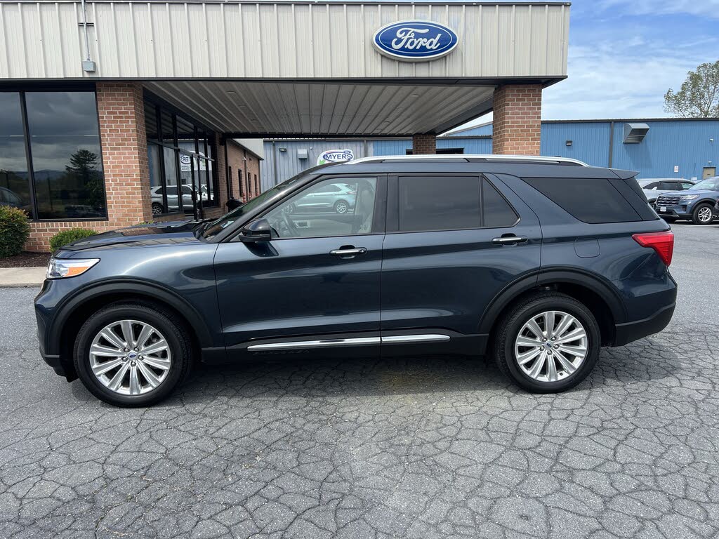 Stone Blue Metallic 2024 Ford Explorer SUV / Crossover All-Wheel Drive Automatic