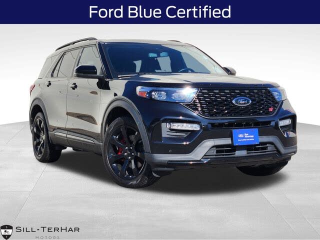 Black Metallic 2023 Ford Explorer SUV / Crossover All-Wheel Drive Automatic