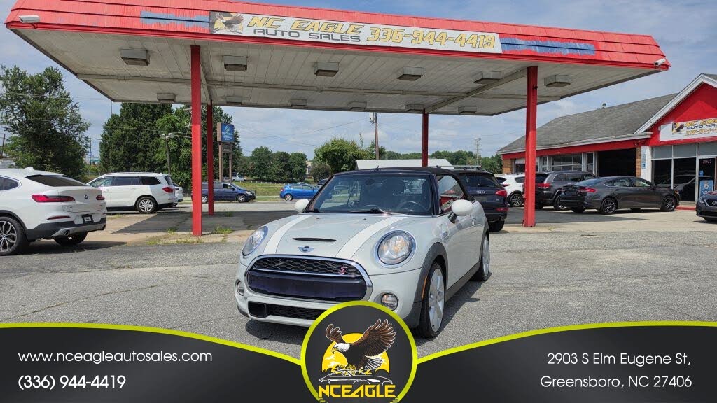 White 2016 MINI Cooper Convertible Front-Wheel Drive 6-Speed Automatic