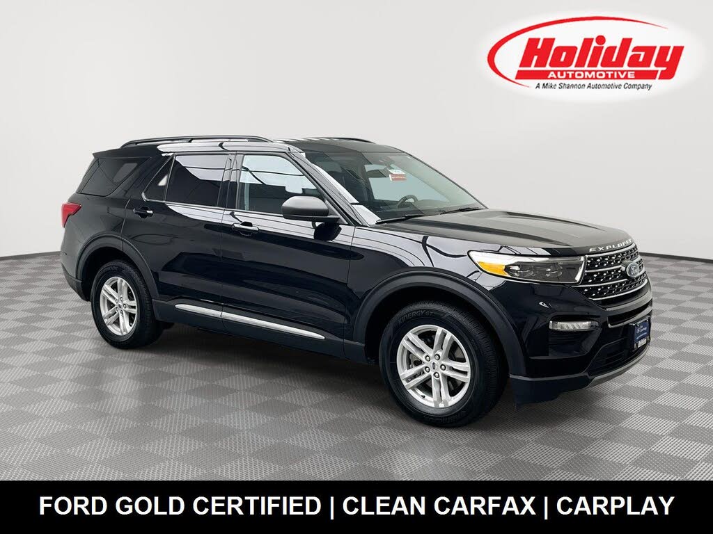 Agate Black 2024 Ford Explorer SUV / Crossover All-Wheel Drive Automatic