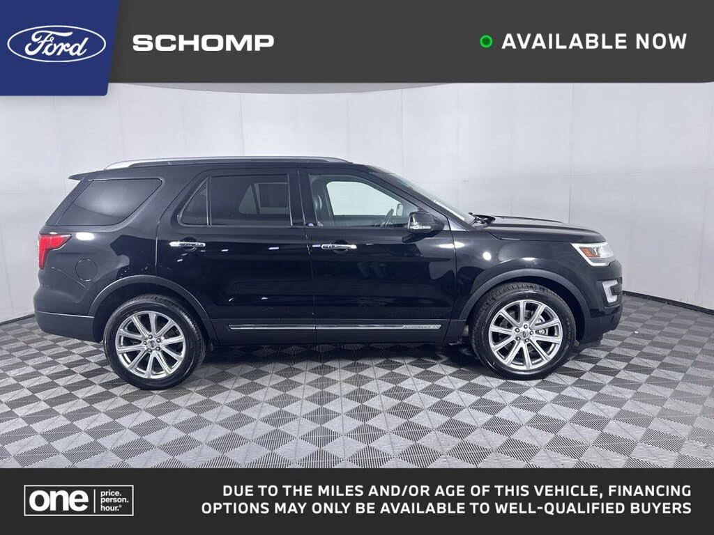 Black 2017 Ford Explorer SUV / Crossover All-Wheel Drive Automatic