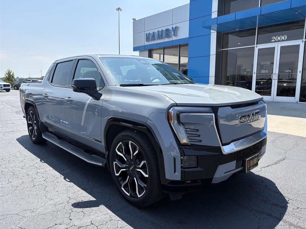 Thunderstorm Gray (gno) 2025 GMC Sierra EV Pickup Truck All-Wheel Drive 1-Speed Dual Clutch