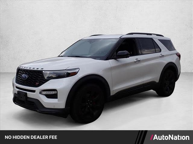 Star White Metallic Tri-Coat 2020 Ford Explorer SUV / Crossover All-Wheel Drive Automatic