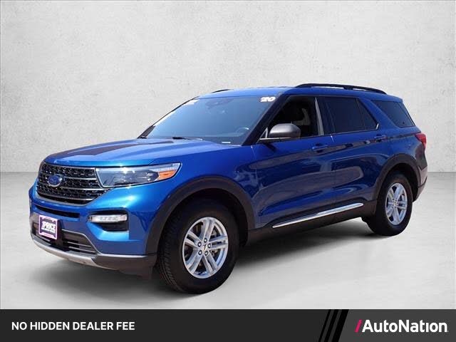 Atlas Blue Metallic 2020 Ford Explorer SUV / Crossover All-Wheel Drive Automatic