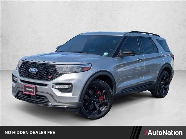Iconic Silver Metallic 2024 Ford Explorer SUV / Crossover All-Wheel Drive Automatic