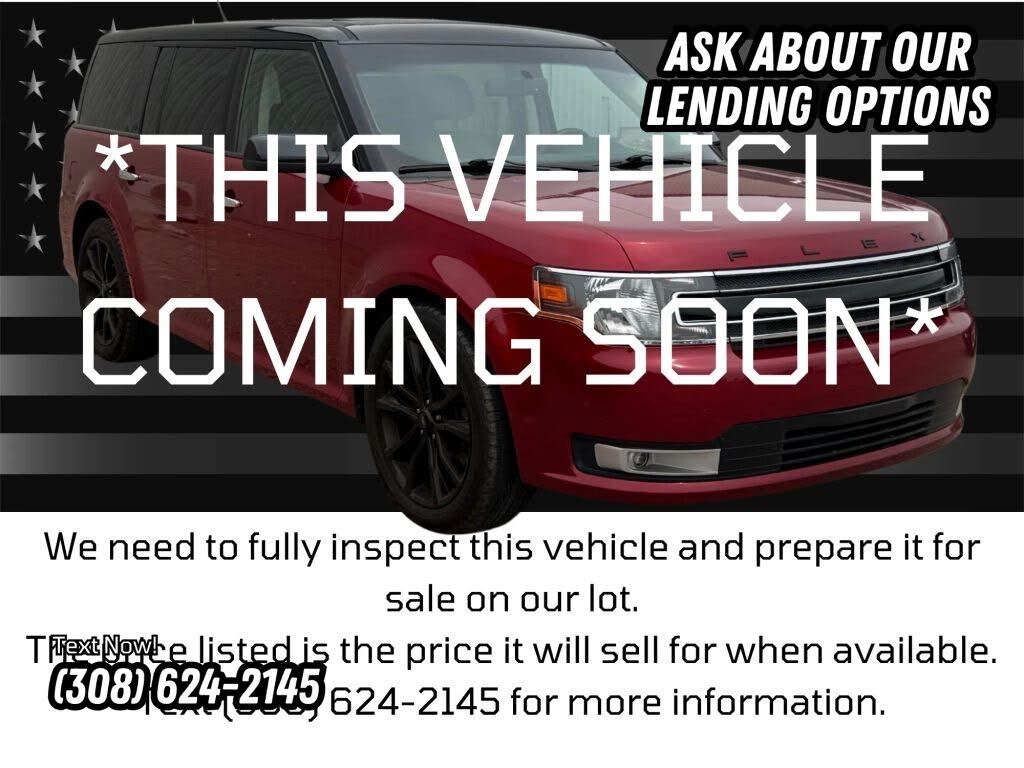 Red 2016 Ford Flex SUV / Crossover Front-Wheel Drive 6-Speed Automatic