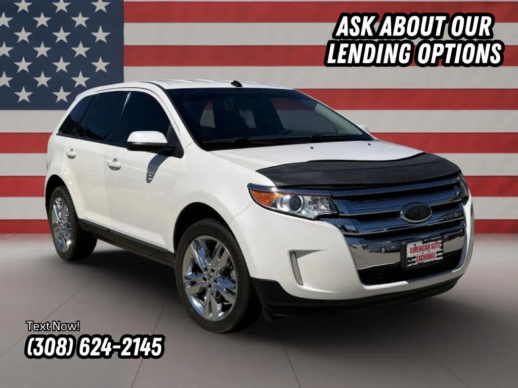 White 2014 Ford Edge SUV / Crossover Front-Wheel Drive 6-Speed Automatic