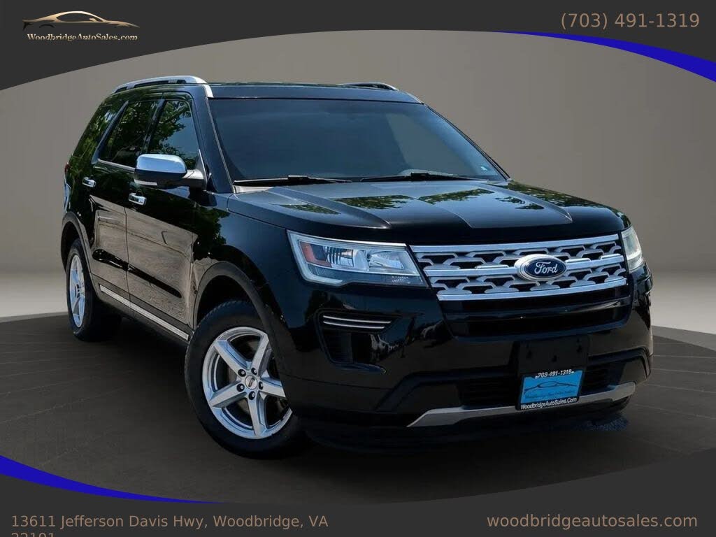 Black 2019 Ford Explorer SUV / Crossover Front-Wheel Drive 6-Speed Automatic
