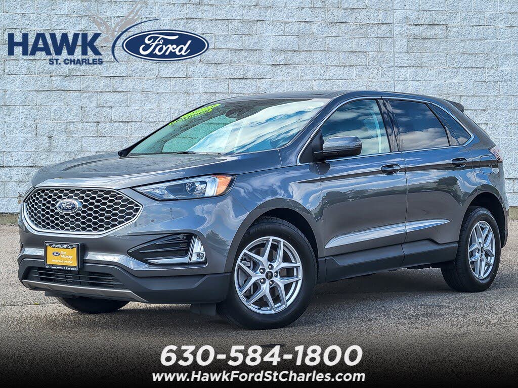 Gray 2023 Ford Edge SUV / Crossover All-Wheel Drive Automatic