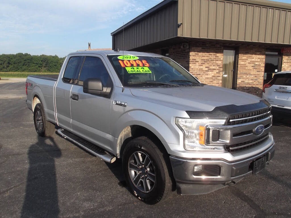 Silver 2019 Ford F-150 Pickup Truck Four-Wheel Drive 6-Speed Automatic