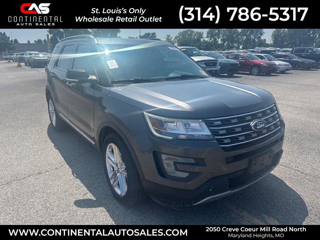 Gray (Magnetic) 2017 Ford Explorer SUV / Crossover All-Wheel Drive 6-Speed Automatic