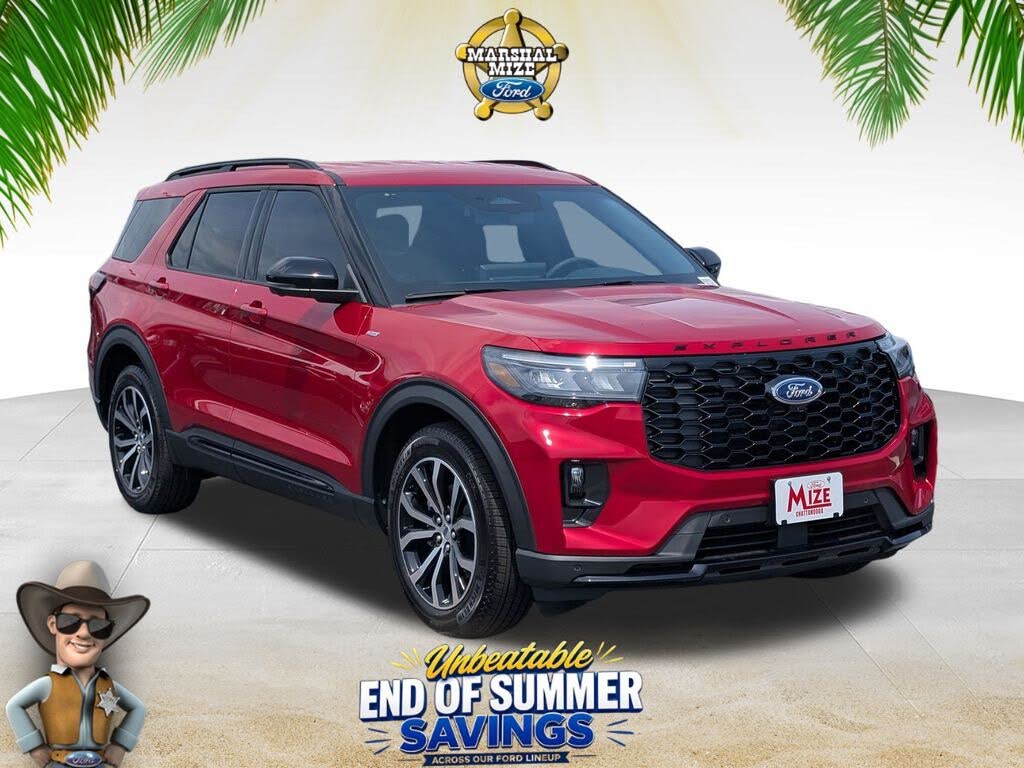 Rapid Red Metallic TC 2026 Ford Explorer SUV / Crossover Rear-Wheel Drive Automatic