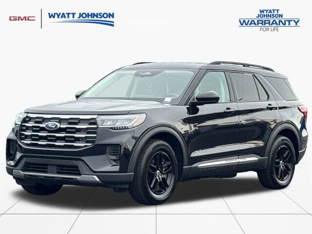 Black Metallic 2025 Ford Explorer SUV / Crossover Rear-Wheel Drive Automatic