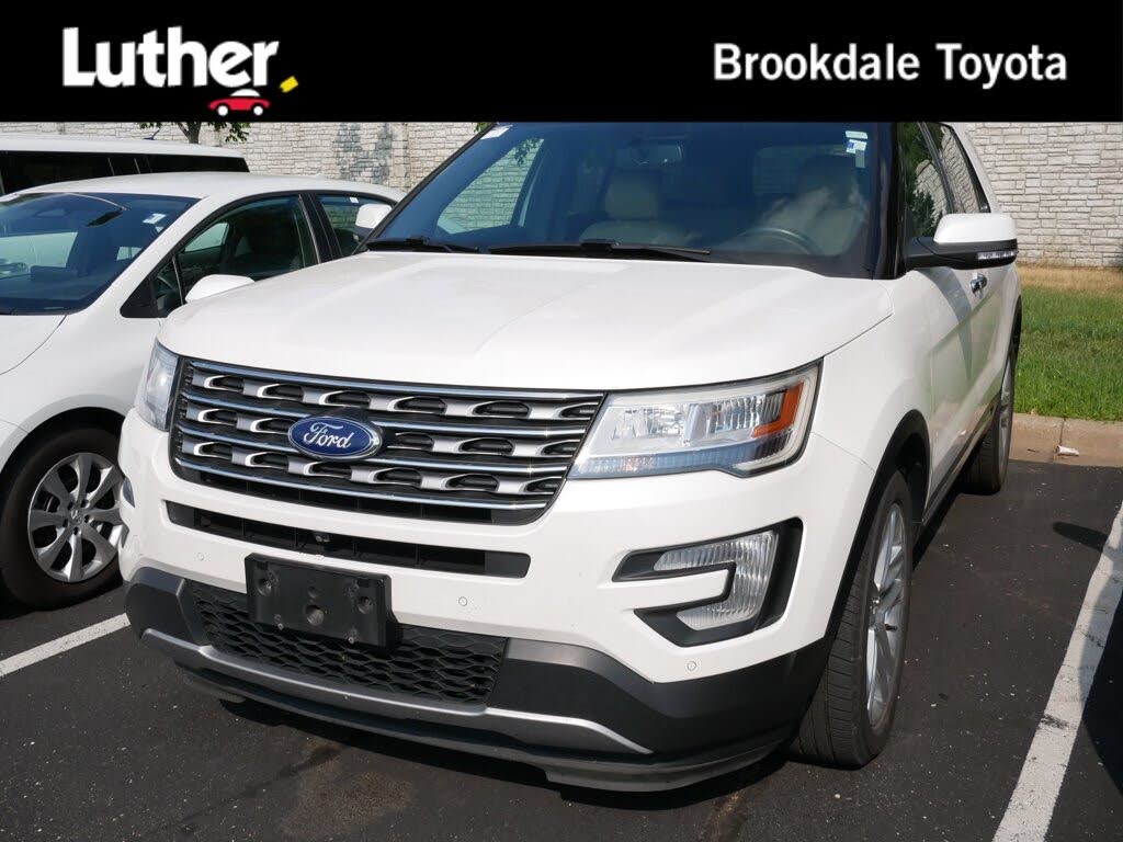 White 2017 Ford Explorer SUV / Crossover All-Wheel Drive Automatic