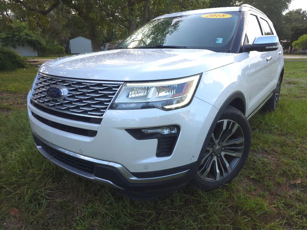 White 2018 Ford Explorer SUV / Crossover All-Wheel Drive 6-Speed Automatic