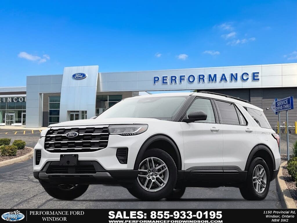 White 2026 Ford Explorer SUV / Crossover All-Wheel Drive Automatic