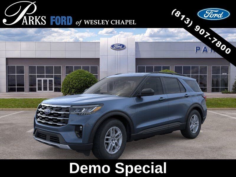 Vapor Blue Metallic 2026 Ford Explorer SUV / Crossover Rear-Wheel Drive Automatic