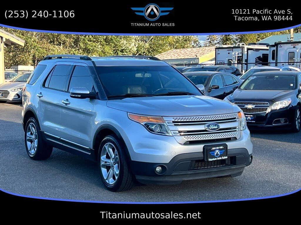 Silver 2014 Ford Explorer SUV / Crossover All-Wheel Drive 6-Speed Automatic
