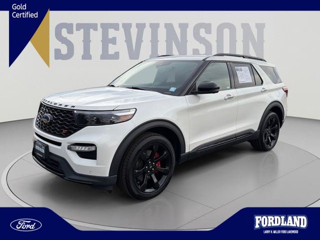 White 2022 Ford Explorer SUV / Crossover All-Wheel Drive Automatic