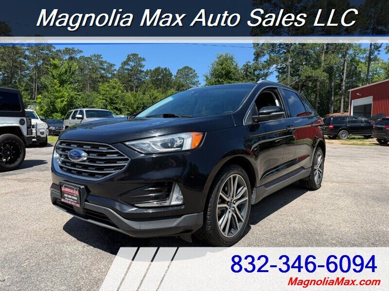 Agate Black 2019 Ford Edge SUV / Crossover Front-Wheel Drive 8-Speed Automatic