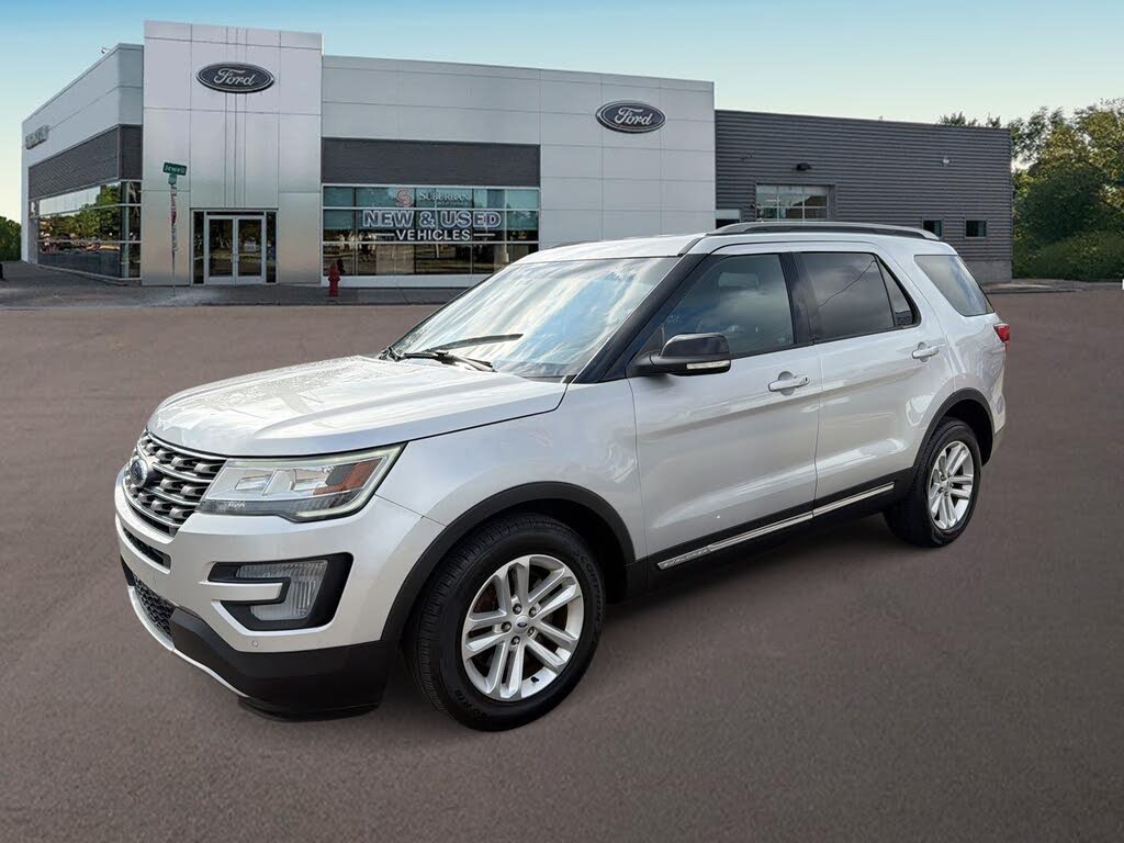 Ingot Silver 2017 Ford Explorer SUV / Crossover Front-Wheel Drive 6-Speed Automatic