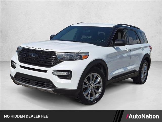 Oxford White 2020 Ford Explorer SUV / Crossover Rear-Wheel Drive Automatic