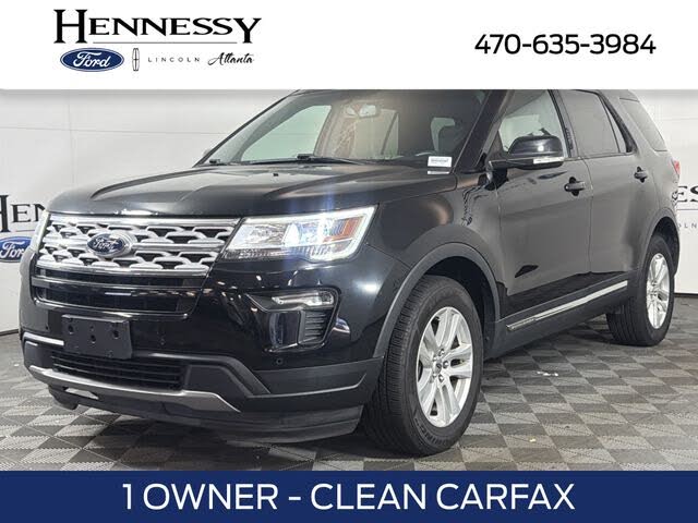 Shadow Black 2018 Ford Explorer SUV / Crossover All-Wheel Drive 6-Speed Automatic