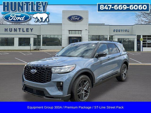 Vapor Blue 2025 Ford Explorer SUV / Crossover All-Wheel Drive Automatic