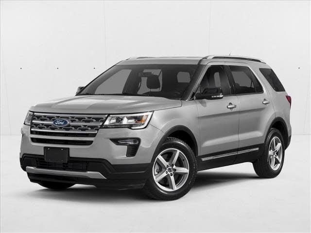 Ingot Silver Metallic 2018 Ford Explorer SUV / Crossover Front-Wheel Drive 6-Speed Automatic