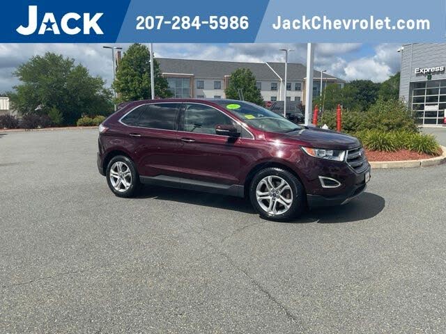 Red (Burgundy) 2017 Ford Edge SUV / Crossover All-Wheel Drive 6-Speed Automatic