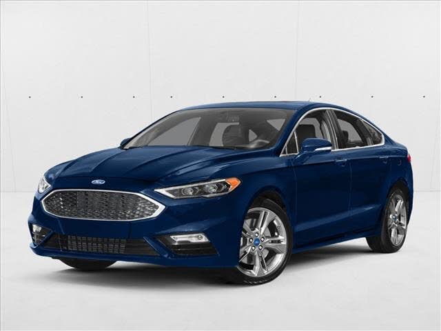 Lightning Blue 2017 Ford Fusion Sedan All-Wheel Drive 6-Speed Automatic